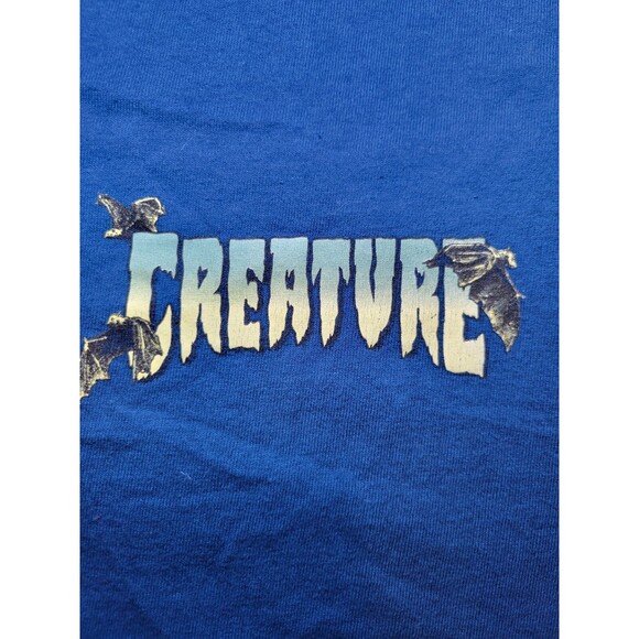 CREATURE Skateboards NHS Vintage 90s Y2K Horror Skull Bats Skeleton Mens S Retro - Picture 5 of 7
